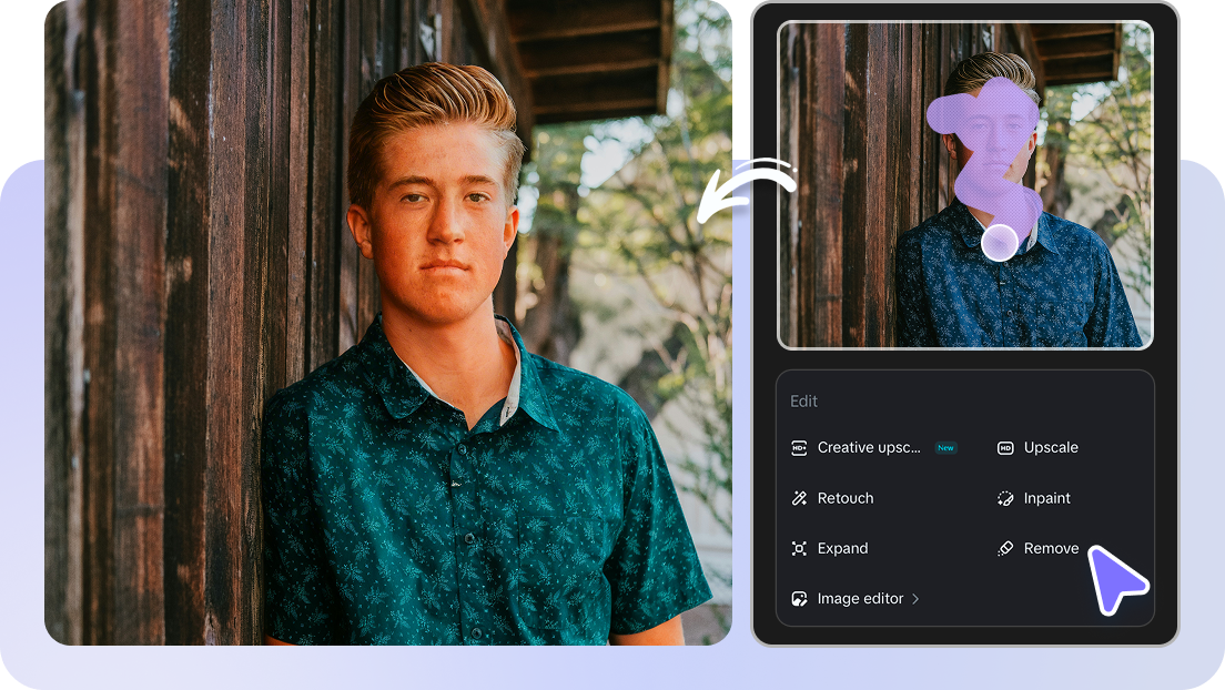 Tint specific areas with selective editing