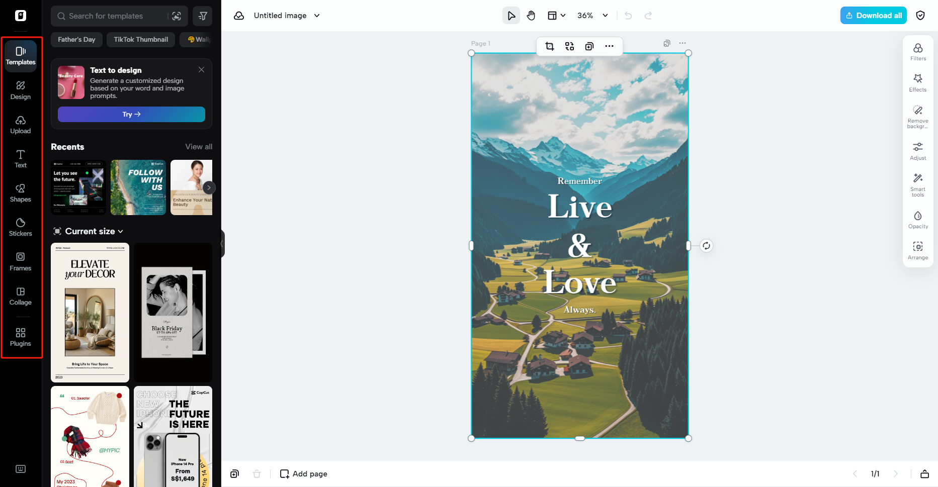 Enhanced image editing