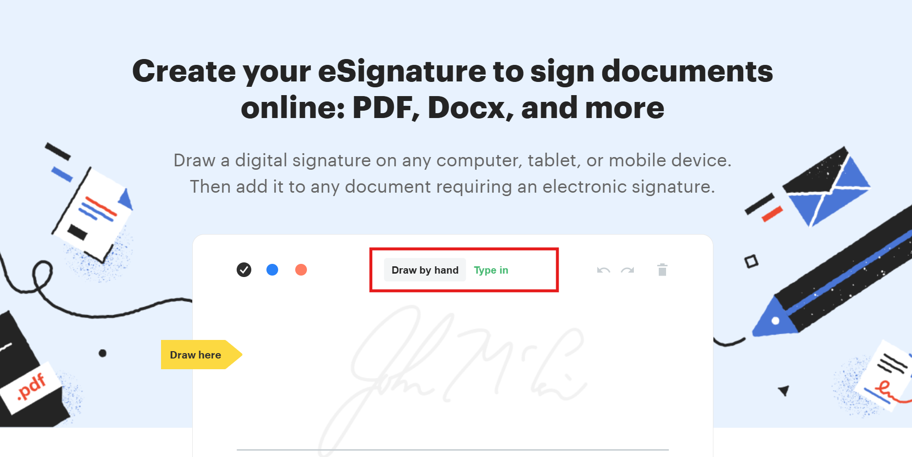 How can I get a digital signature