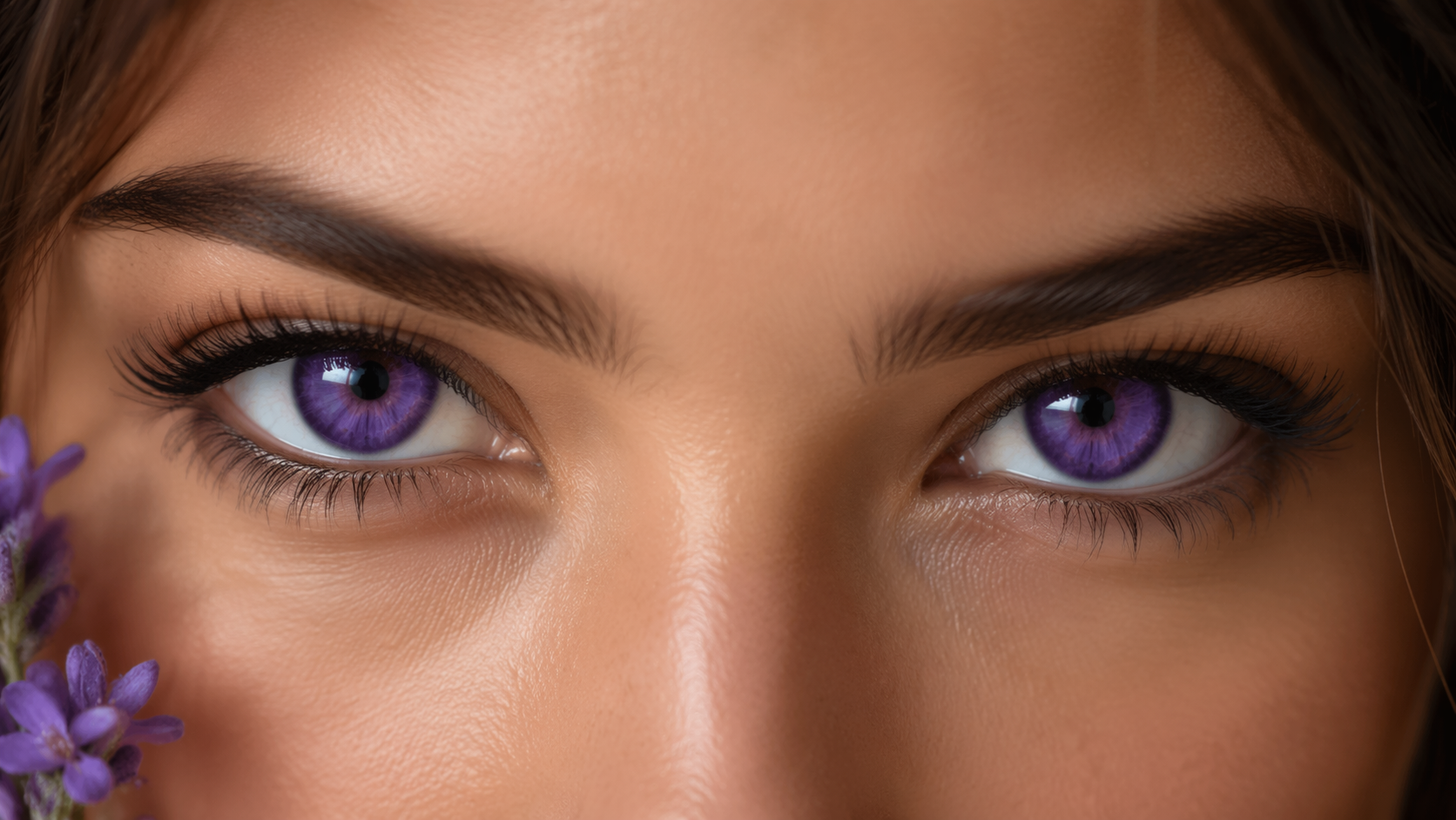 Dreamina eye color test: Violet fantasy iris edit