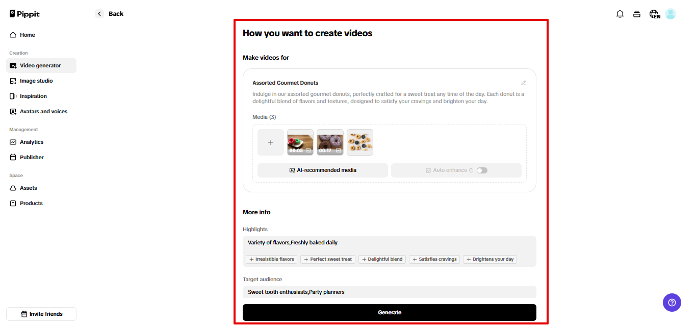 Customizing video settings