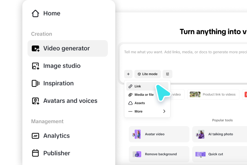 Start with prompts and images
