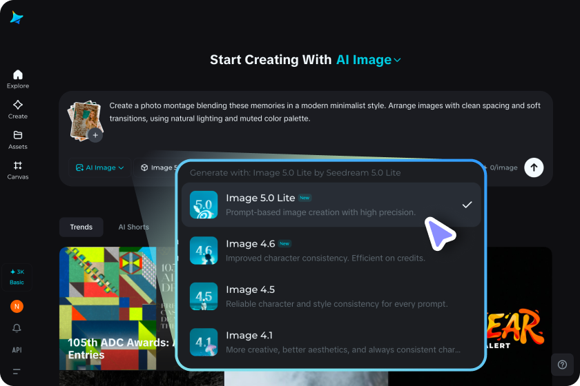Step 2: Select the model and generate