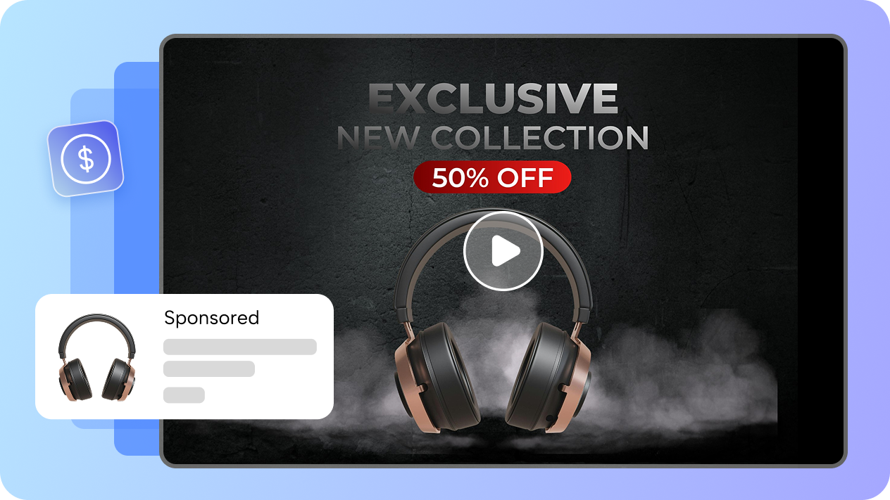 Sponsored videos online