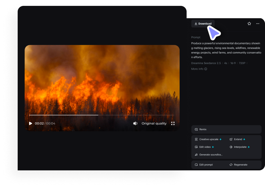 Refine, export, and share your animation