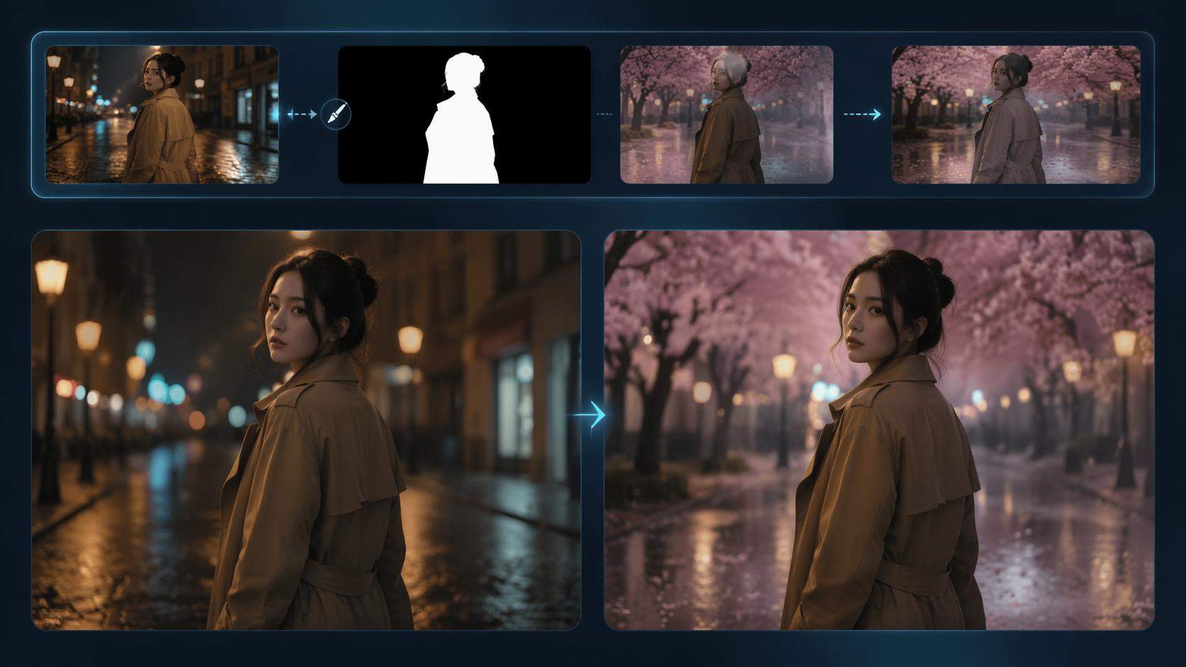 Local Video Editing AI example 2