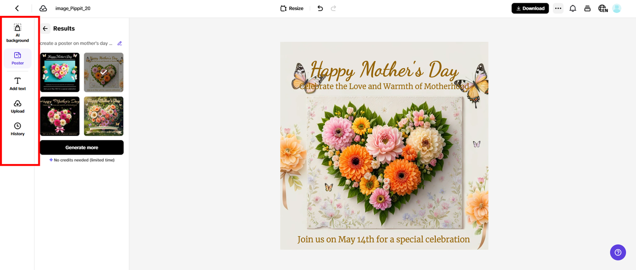 Customize your poster