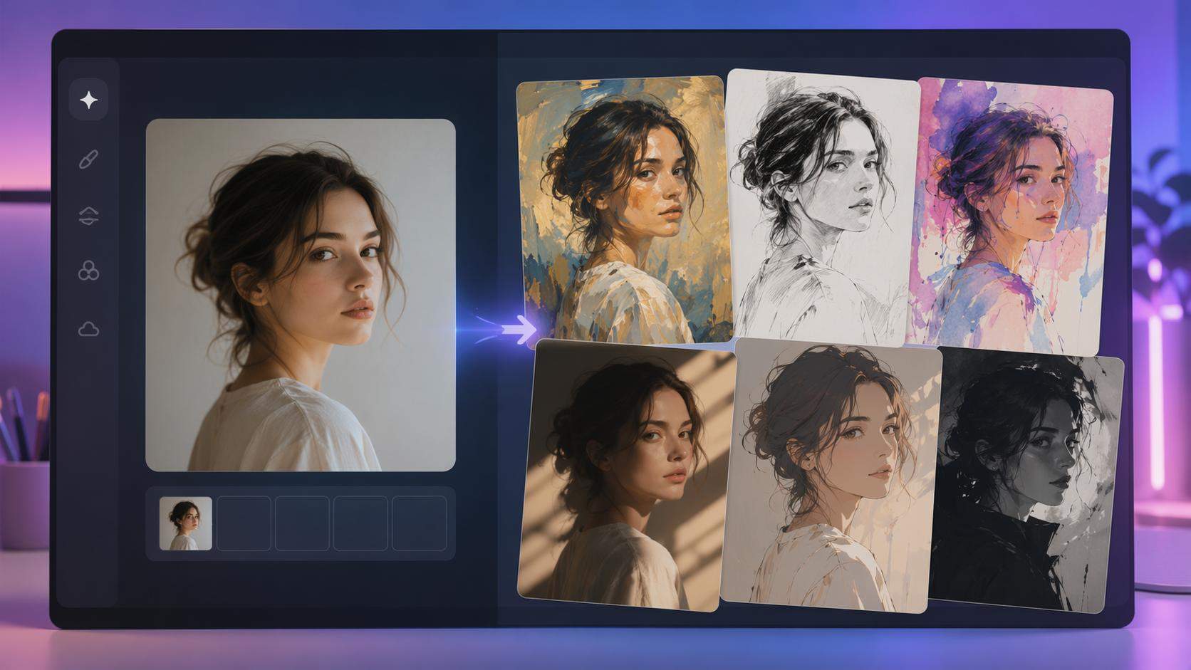 Dreamina ezremove ai image generator prompt example 2: Reference image remix
