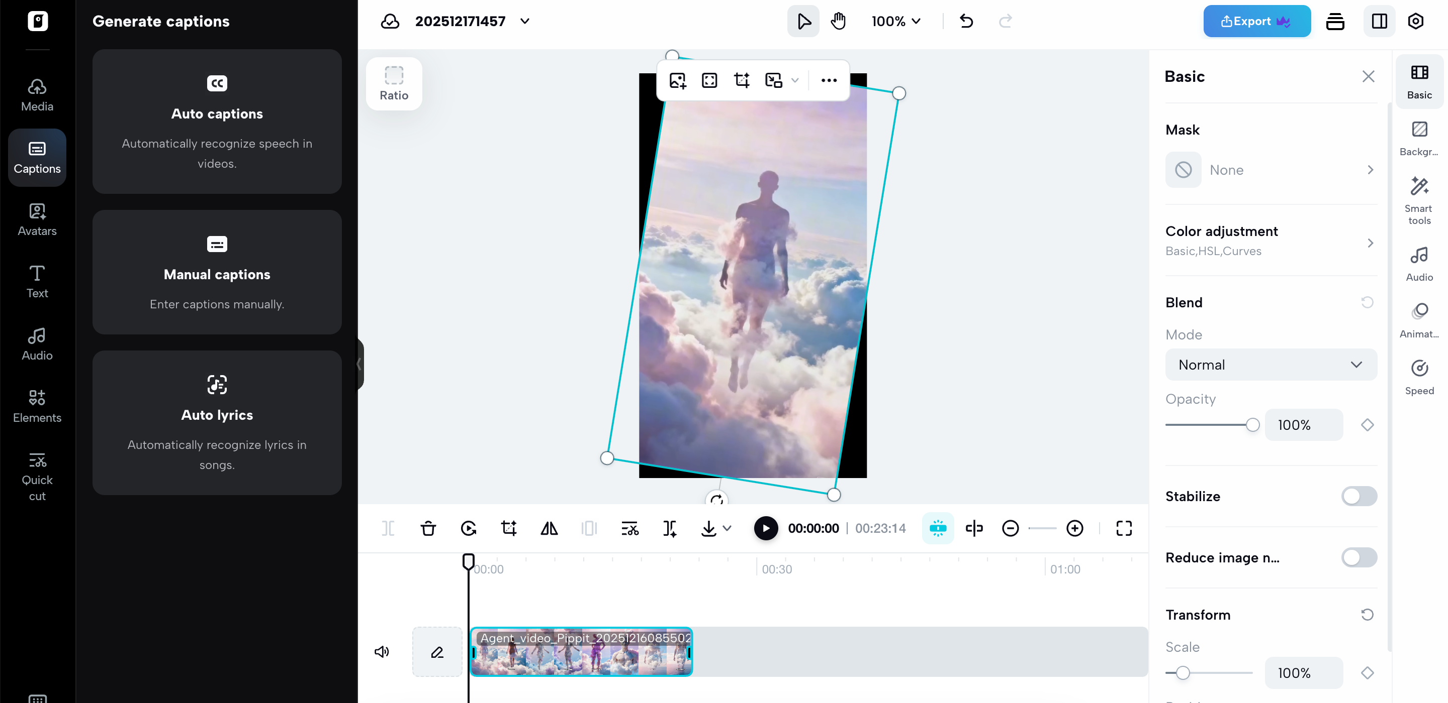 Herramientas de edición de video con IA