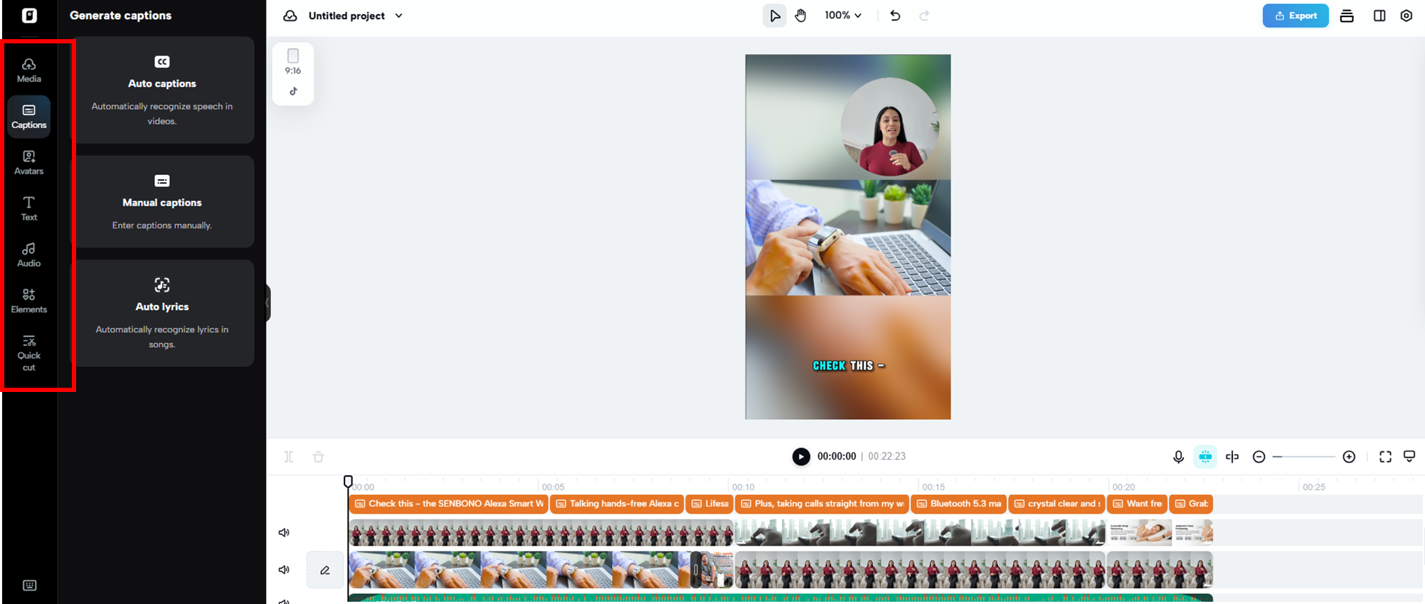 Edit and refine your video