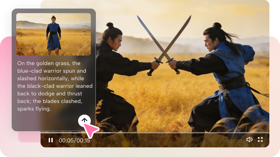 Converti l'immagine in video di AI kung fu