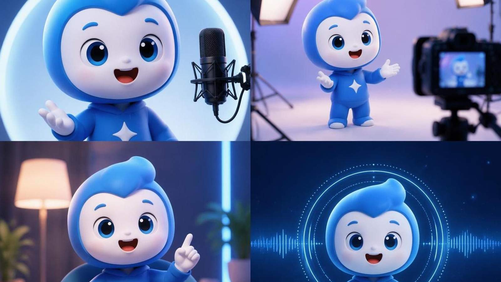 mascot lip sync AI template cover