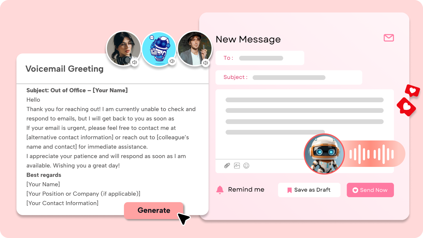 Robot voicemail generator