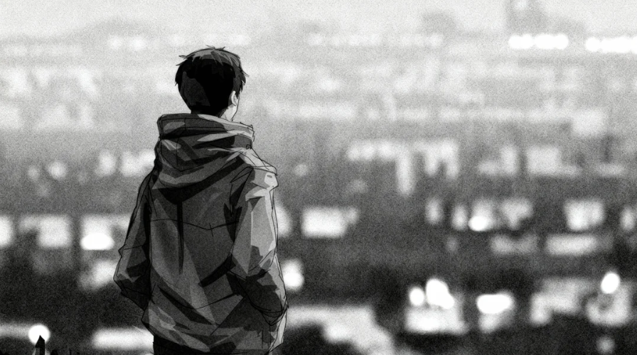 Classic black and white grain: