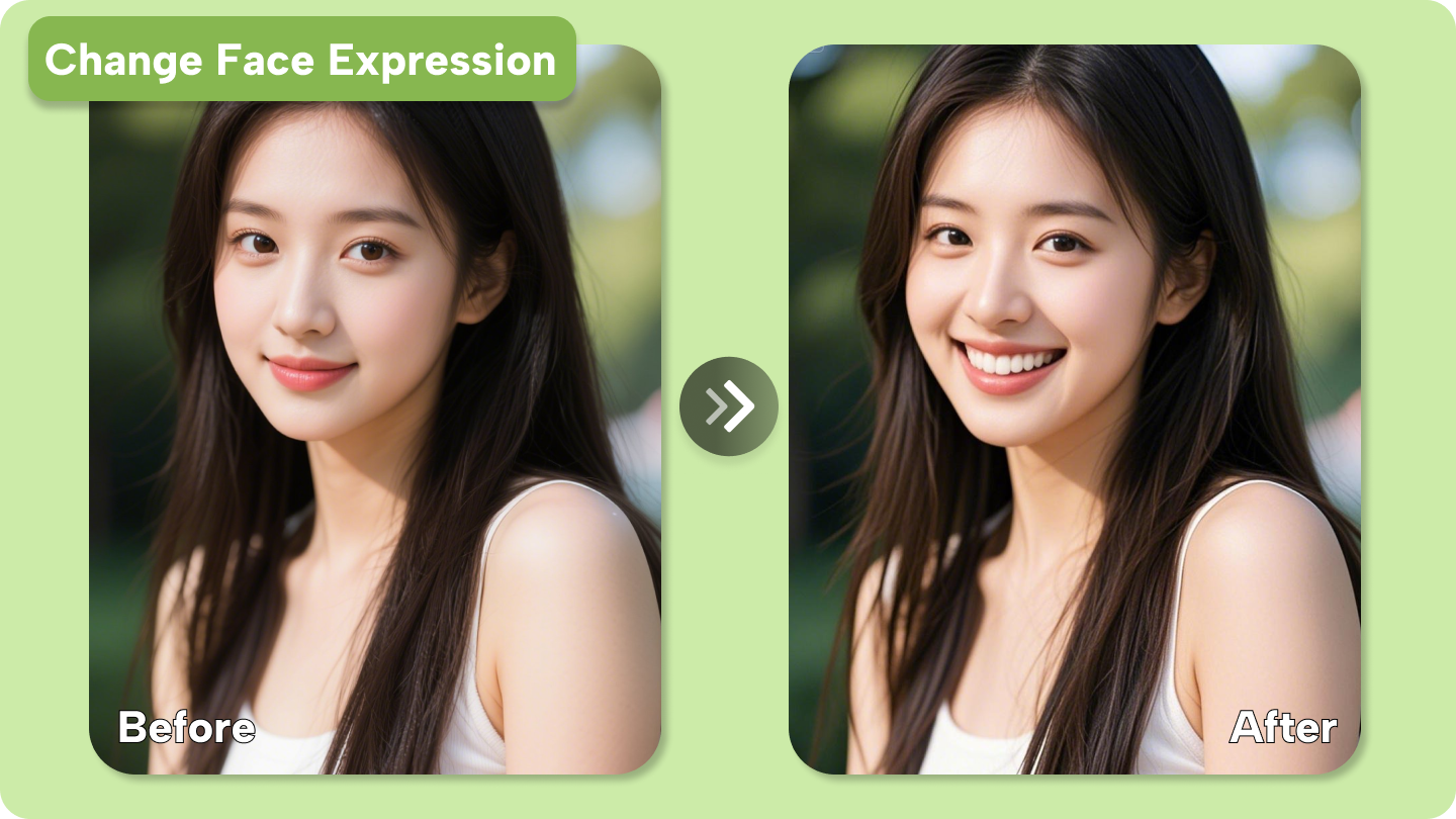 Alterar expressão facial online grátis