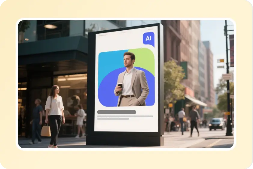 Use the AI image generator to test different visual concepts