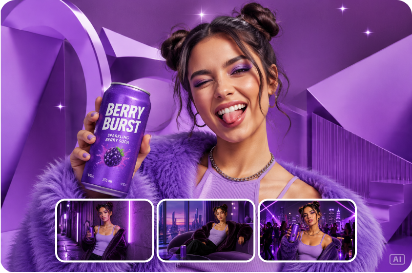 Transform ideas into premium commercials