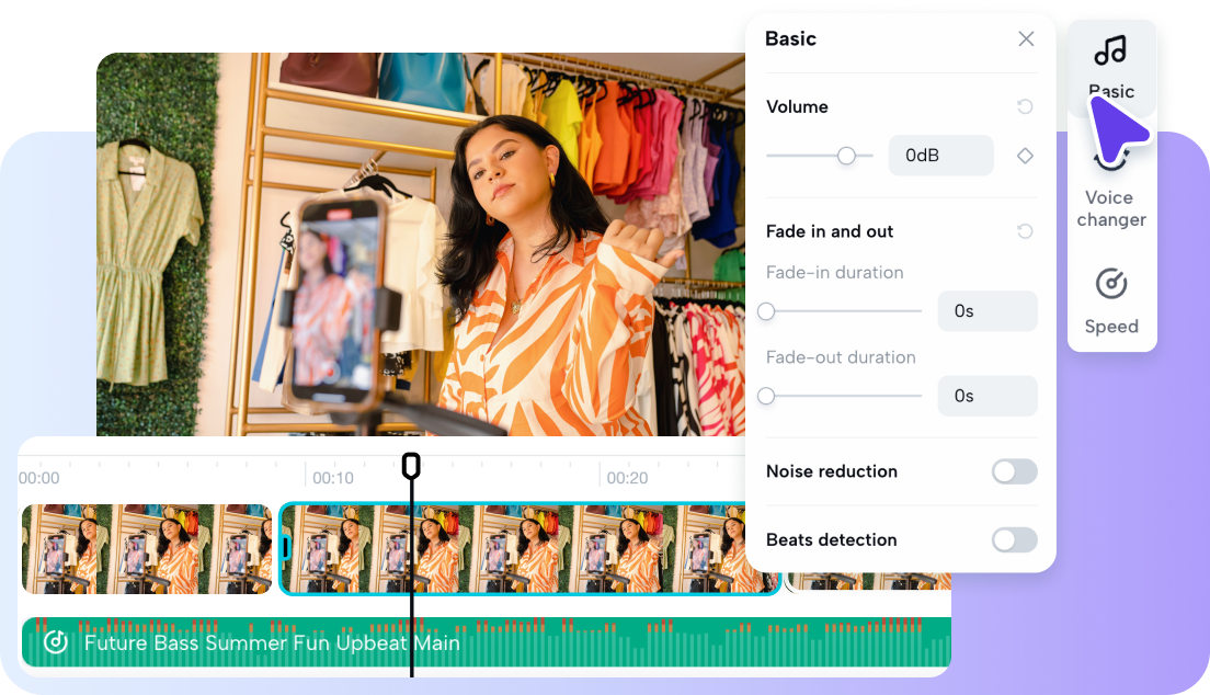 Potong, gabungkan &amp; sunting pelbagai trek audio dengan mudah