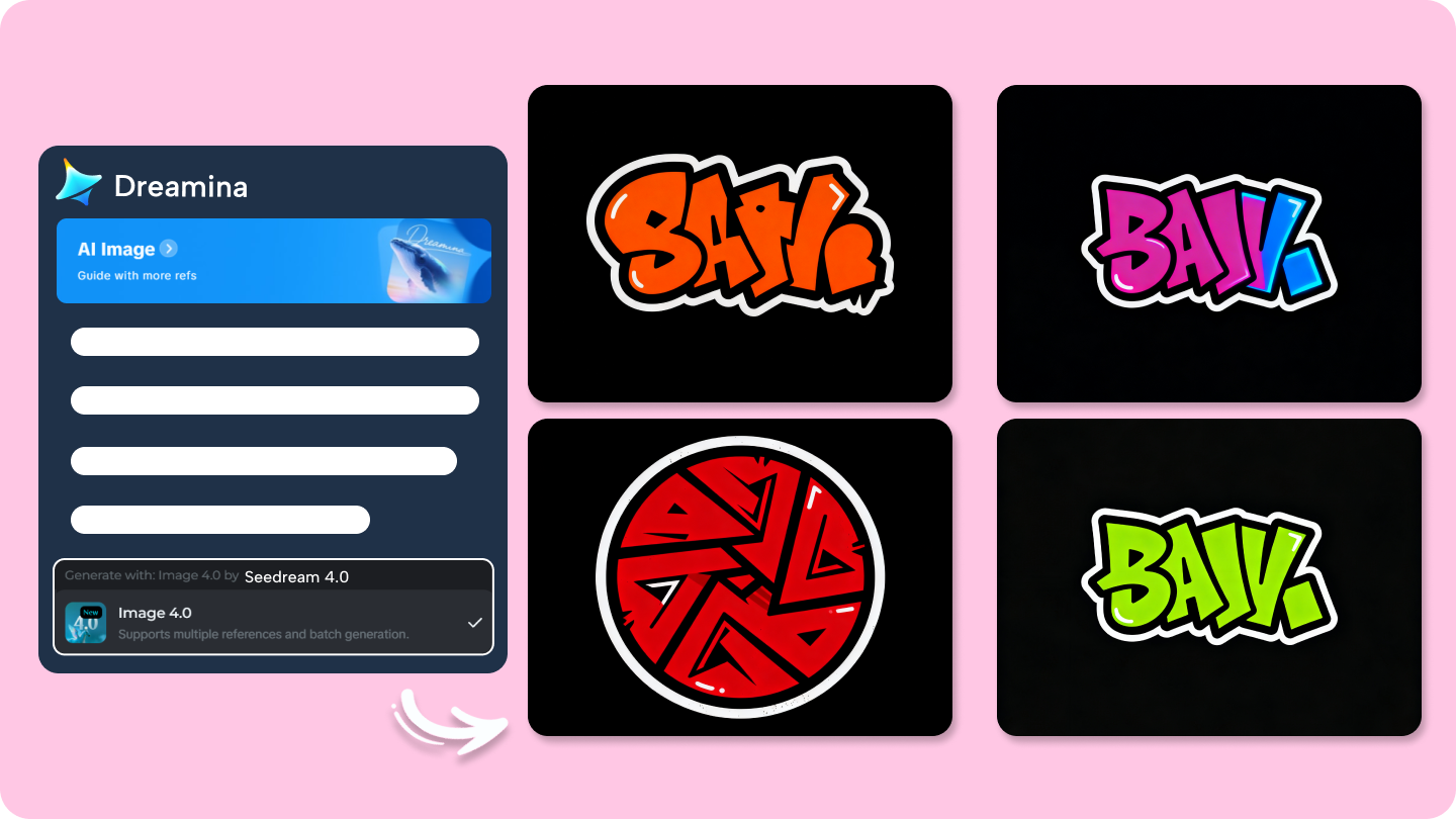 Creează un logo graffiti