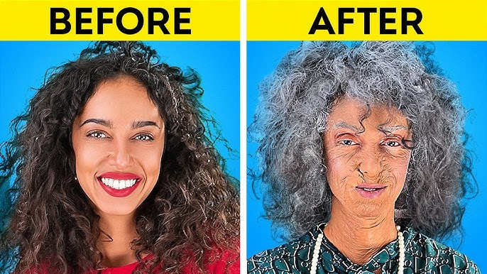 Before and after type videos on YouTube