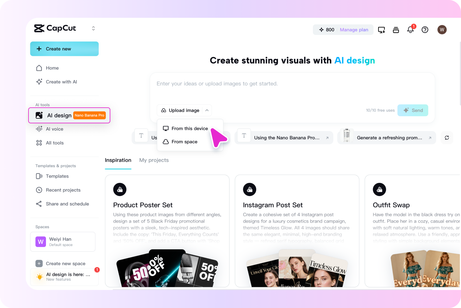 Access the AI design