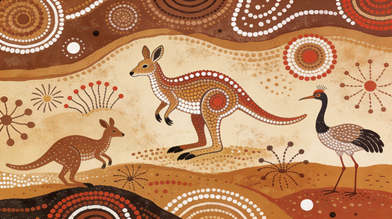 Native Aboriginal Australian art