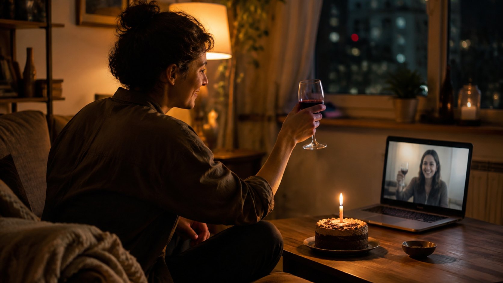 birthday alone video prompt example 2