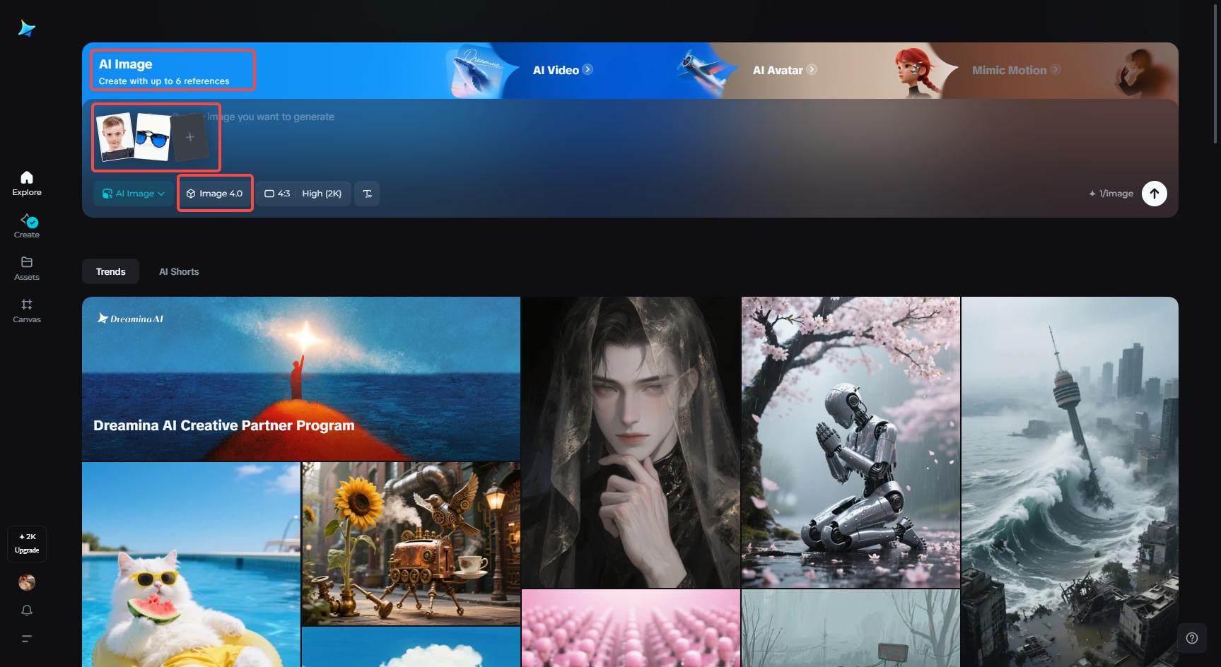 Fotoğrafınızı yükleyin ve göz alanını işaretleyin