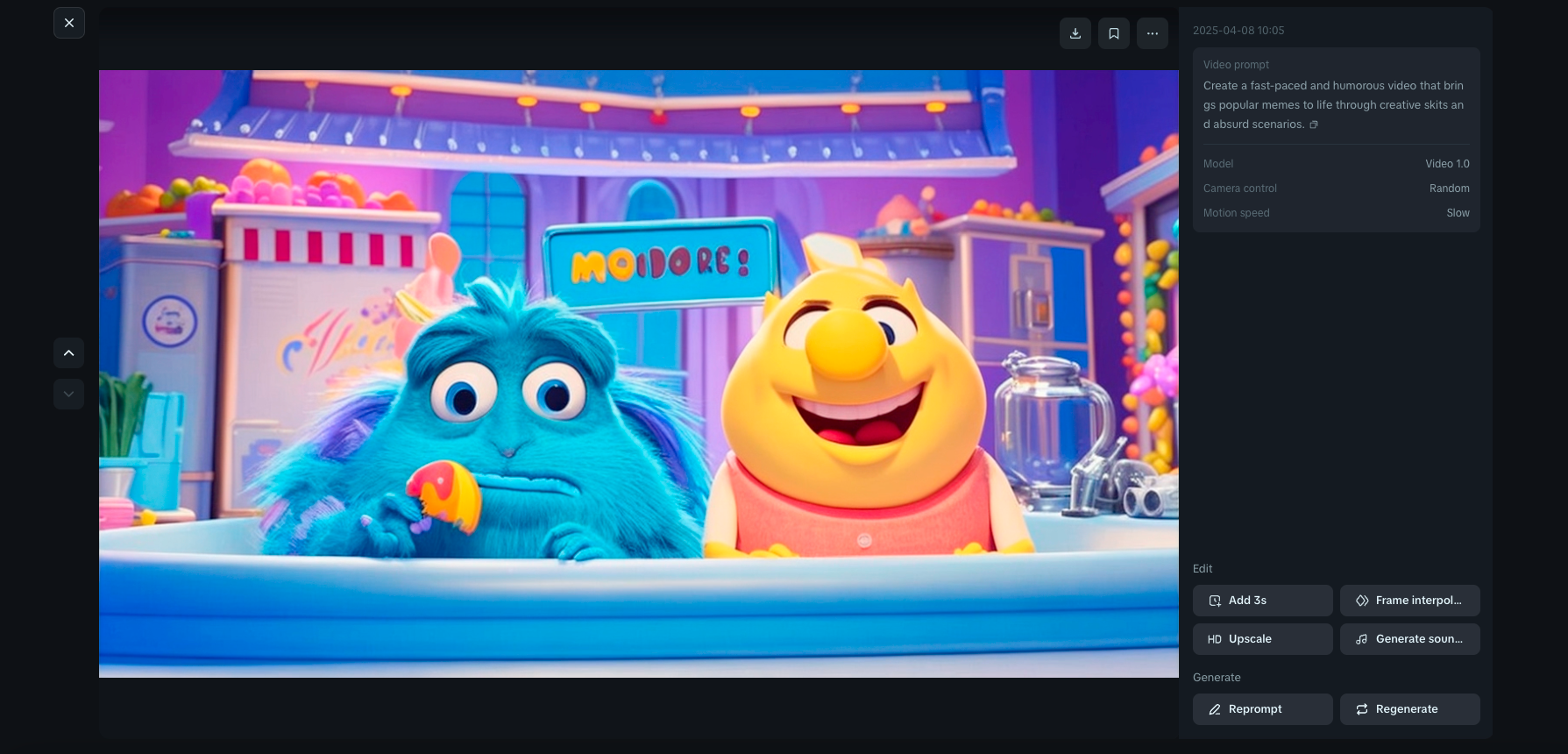 Meme-inspired videos