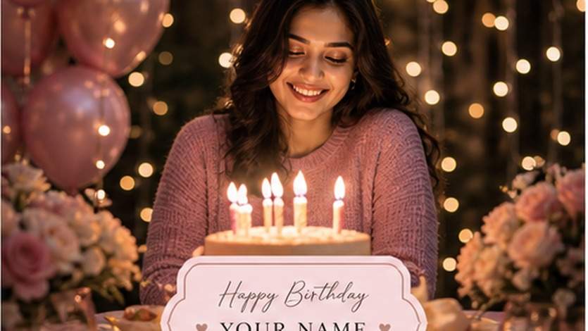 Foto del nome e della data di compleanno