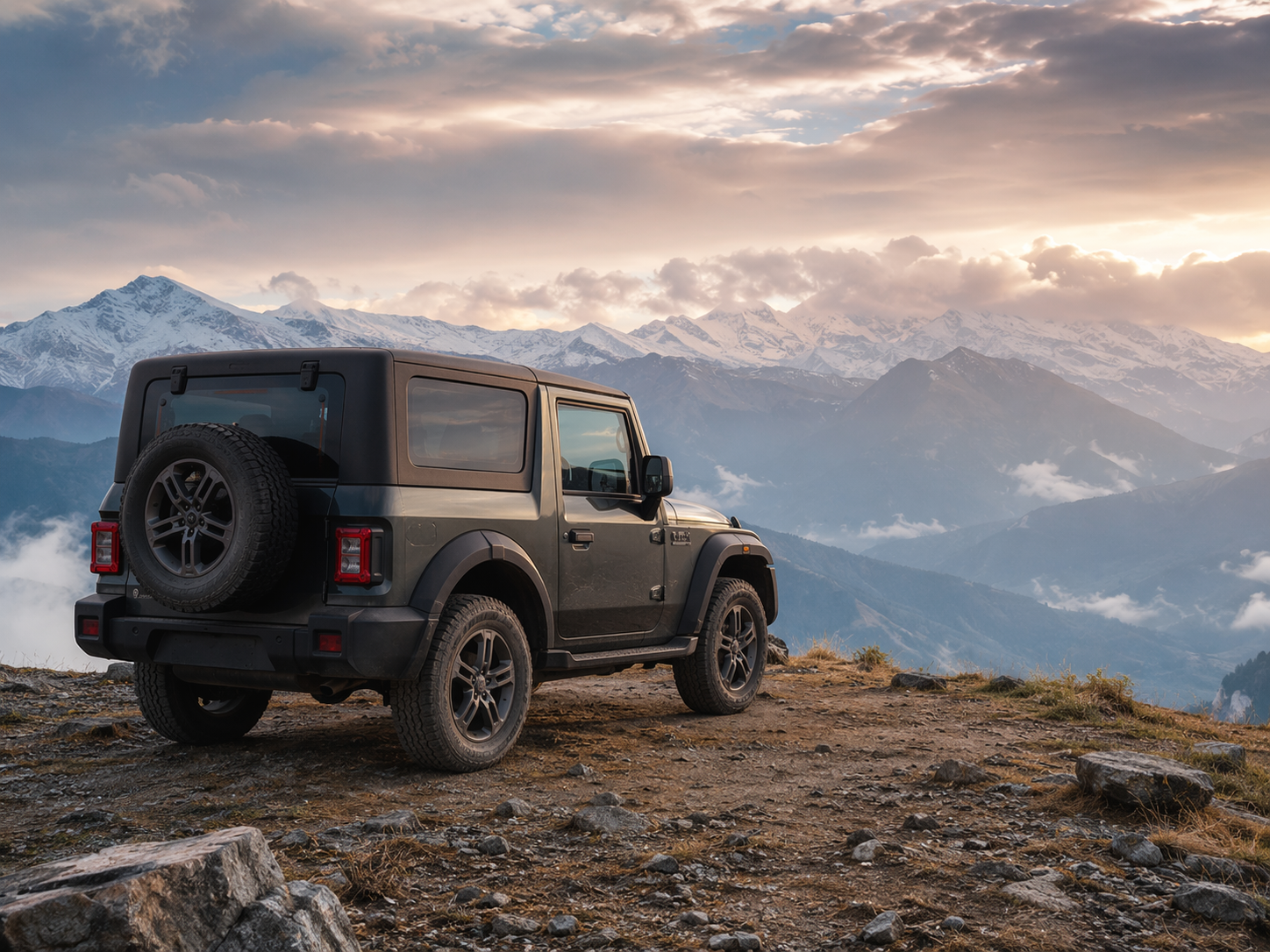 Dreamina Mahindra Thar AI photo editing prompt prompt example 3