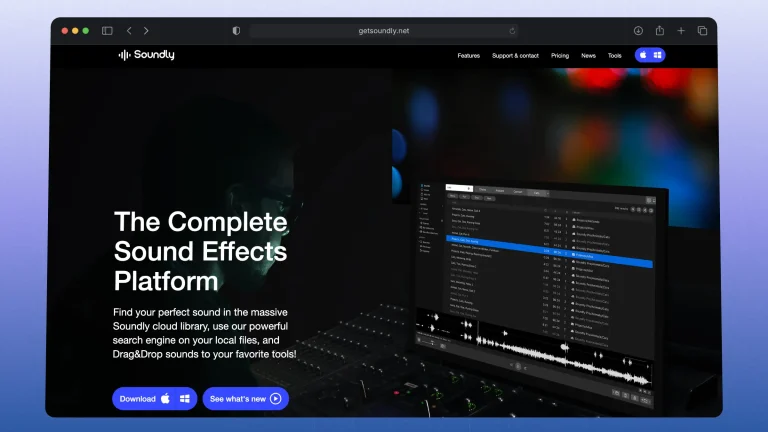 Soundly interface