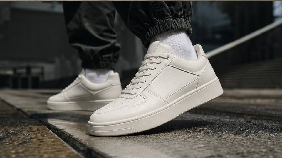 AI Shoe Model Generator — a detailed close-up of the sole, laces, and material