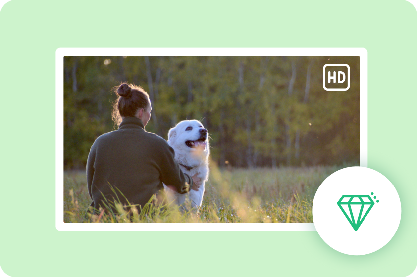  High-quality frames for video output