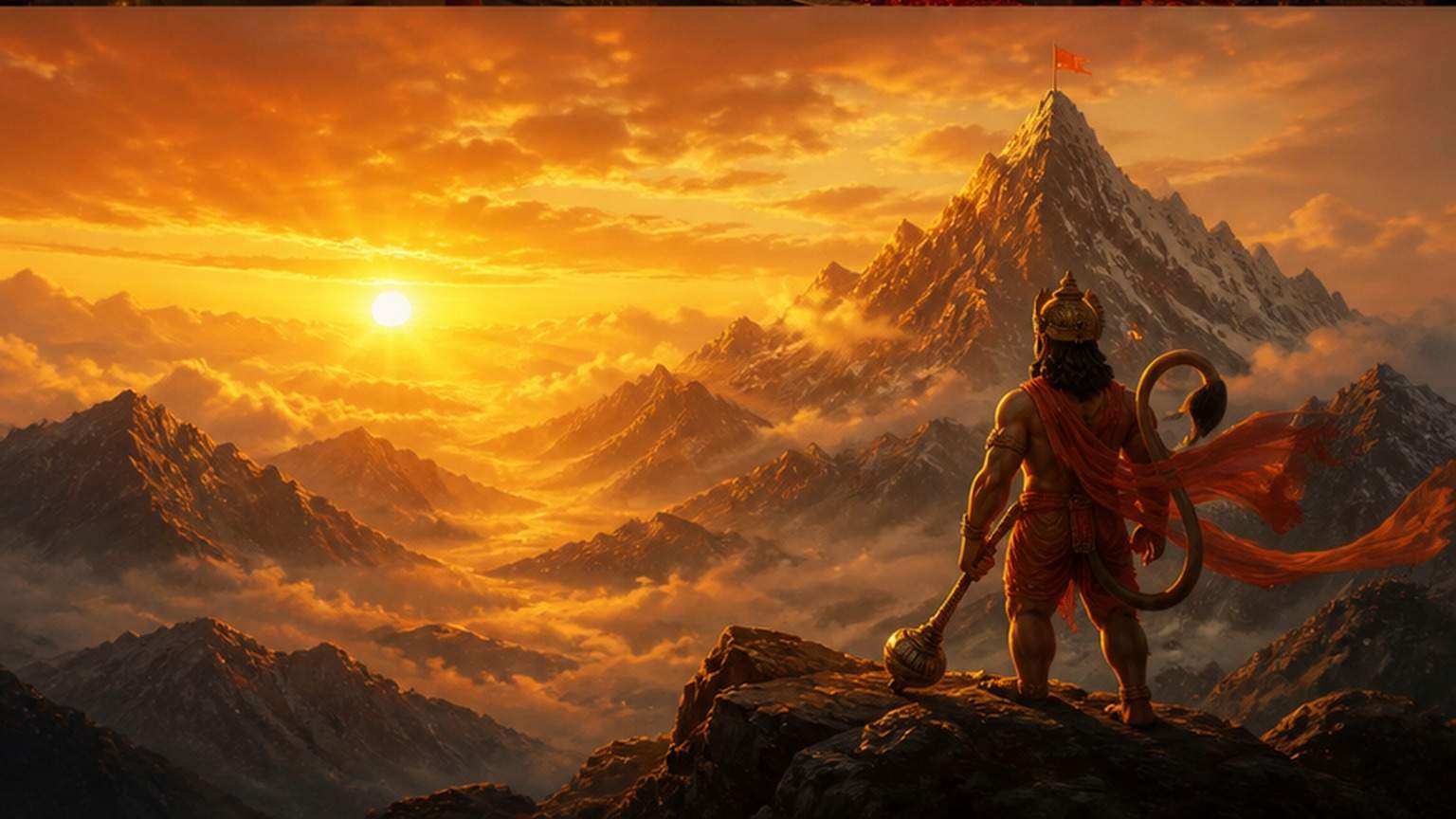 Natural studio portrait of a fictional adult Prompt Seen Hanuman