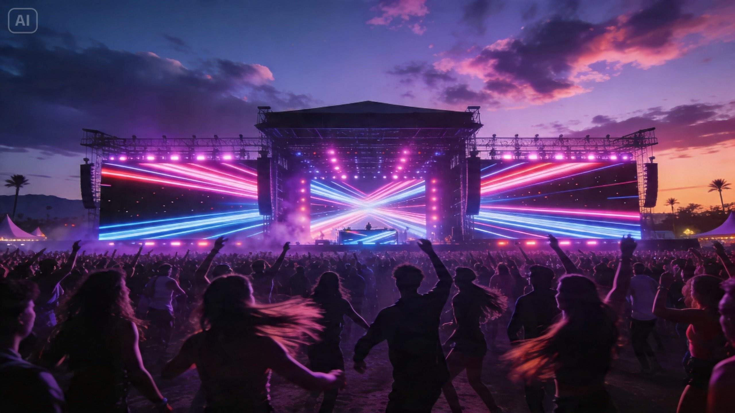 AI Coachella photo prompts step