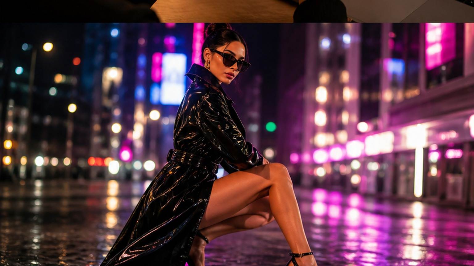 Natural studio portrait of a fictional adult High Heels CapCut Template 2026