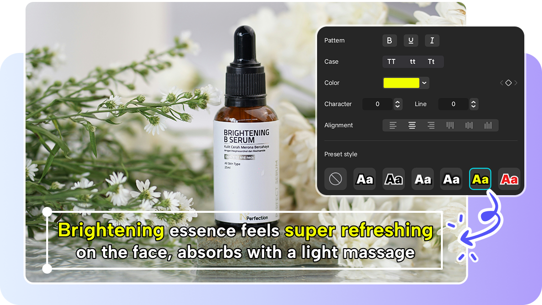 Customize video keyword highlights with CapCut's text tools