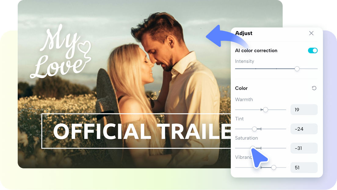 ปรับแต่งด้วยเครื่องมือแก้ไข