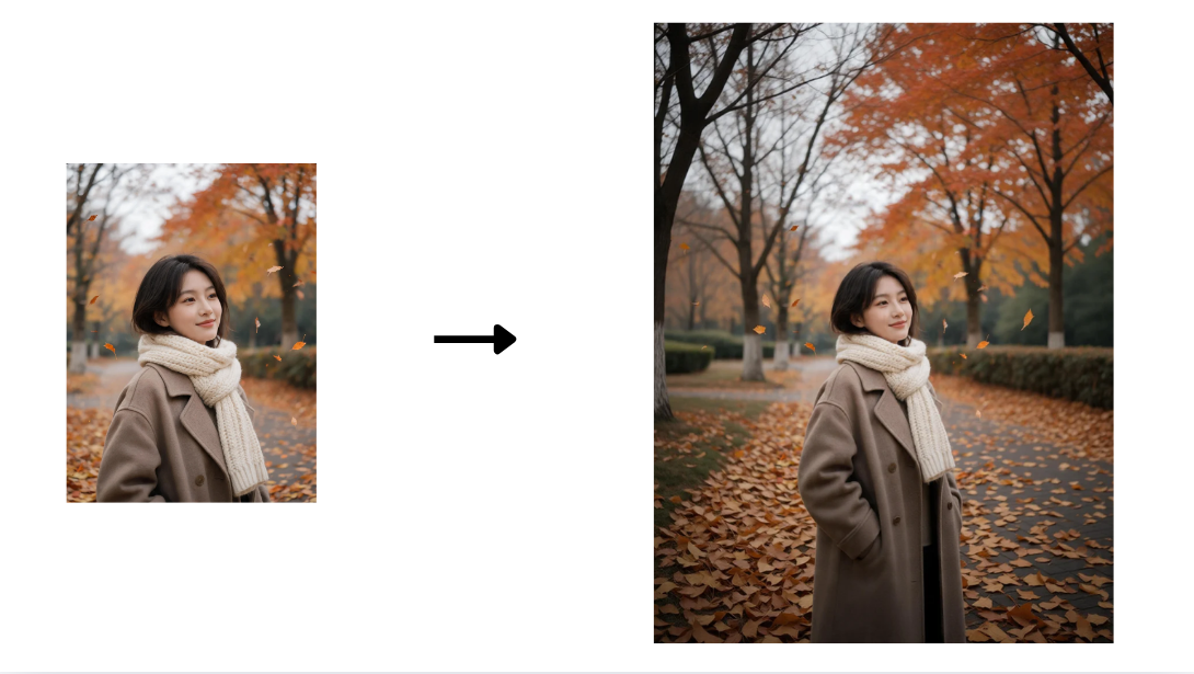 Expand feature in Dreamina