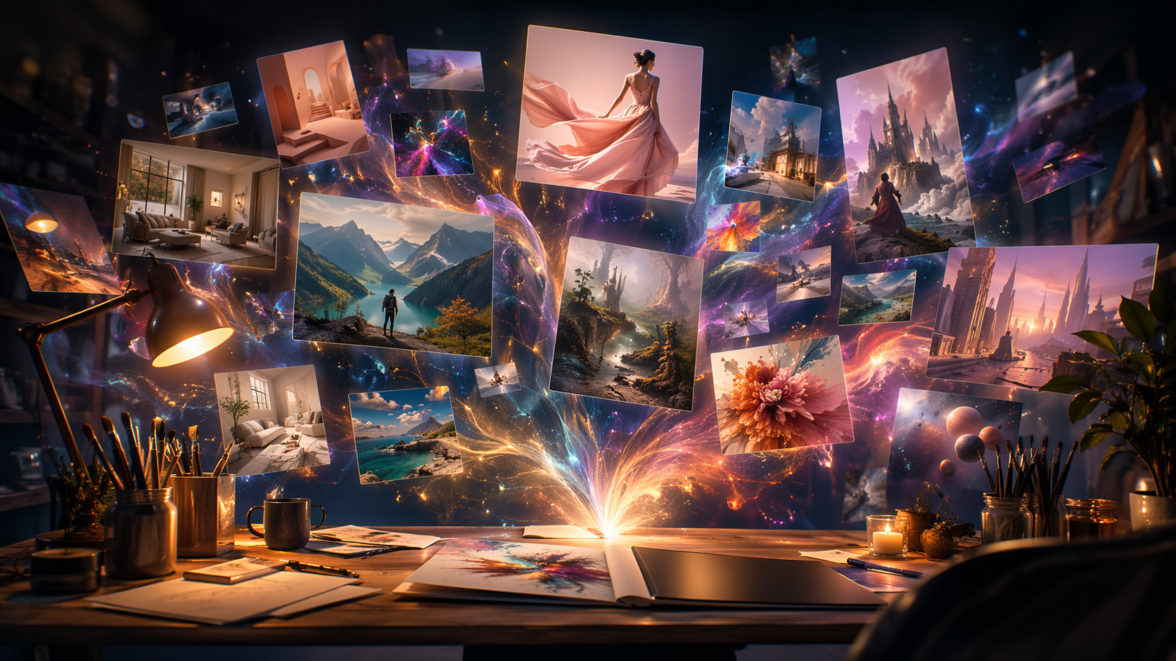 Dreamina Inspo AI prompt 16:9 hero image