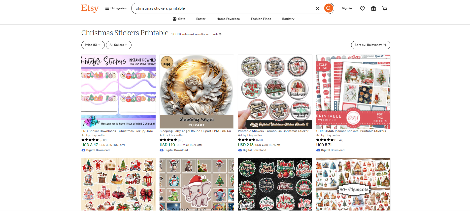 聖誕禮物貼紙標籤