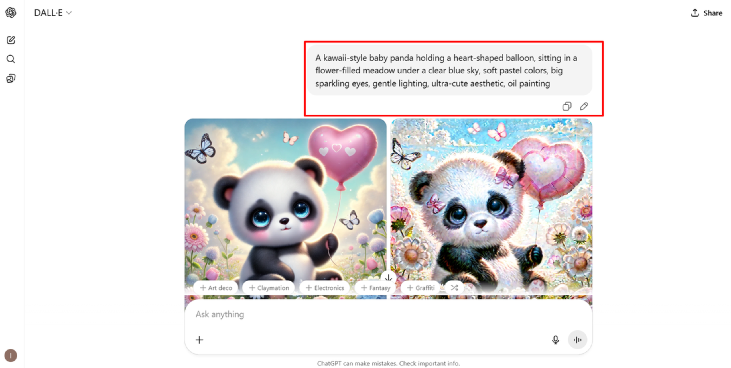 Bilder mit dem DALL-E 3 KI-Bildgenerator erstellen