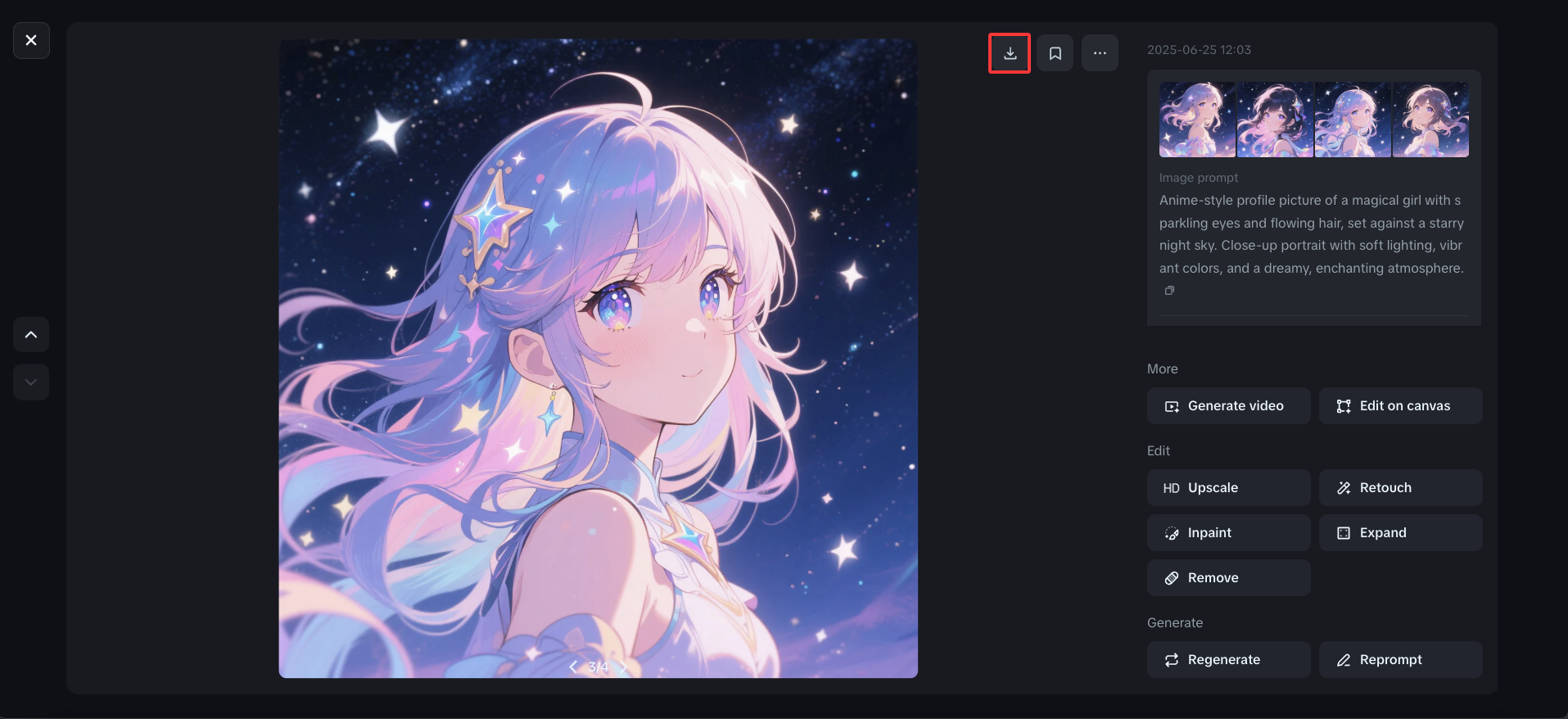 เครื่องทำภาพโปรไฟล์อนิเมะ