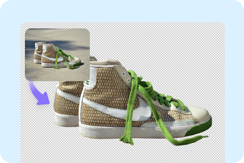 Use CapCut's cut-out image tool for e-commerce product photos