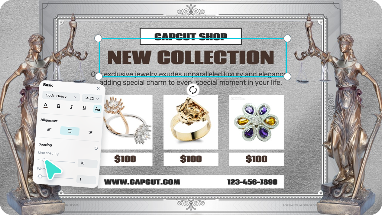 Customizable ad templates & brand integration