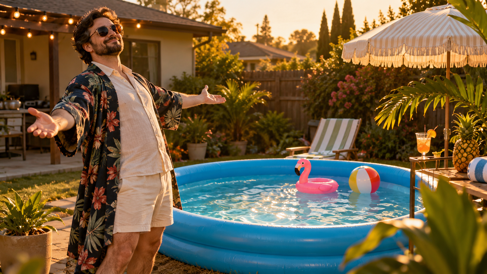 perdon ai photo trend: Backyard Resort Fantasy