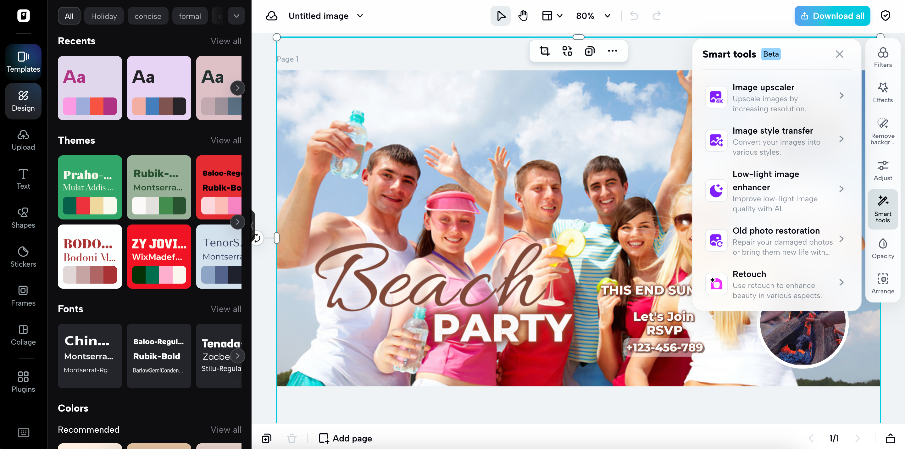 I-edit at i-personalize ang template