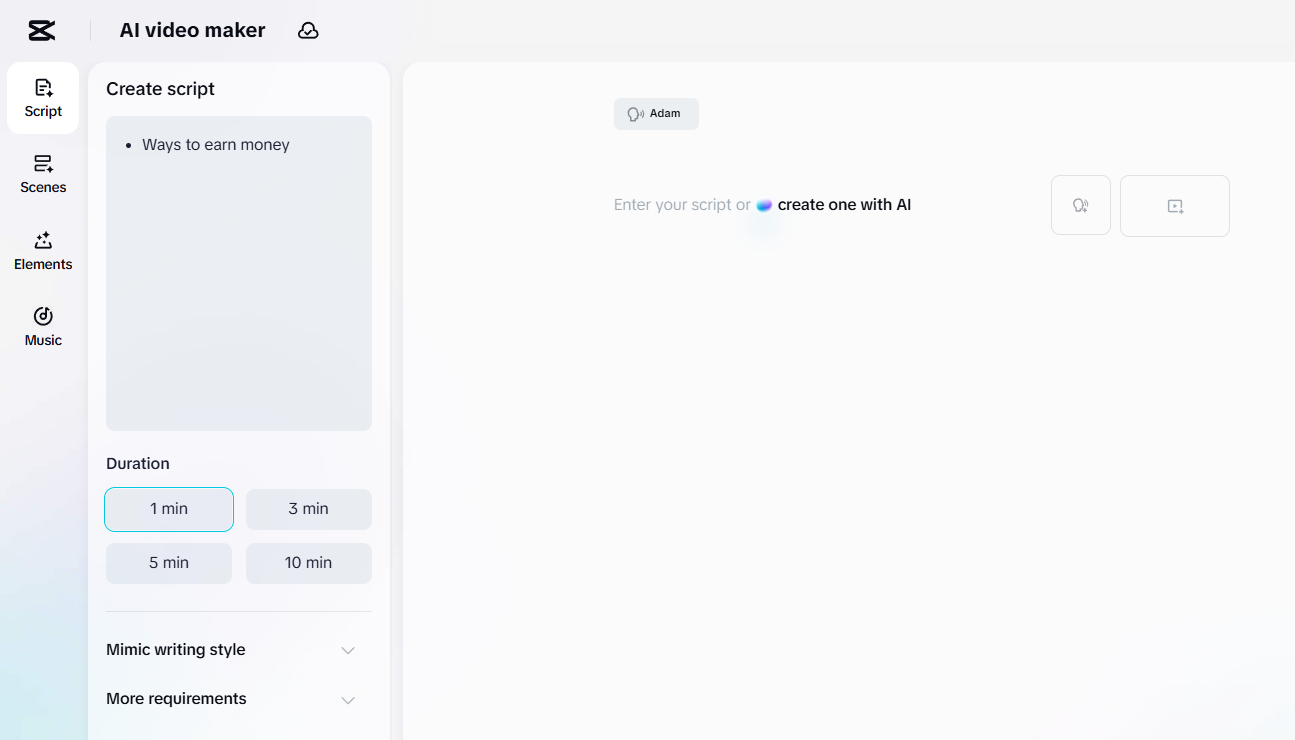 AI writing assistant