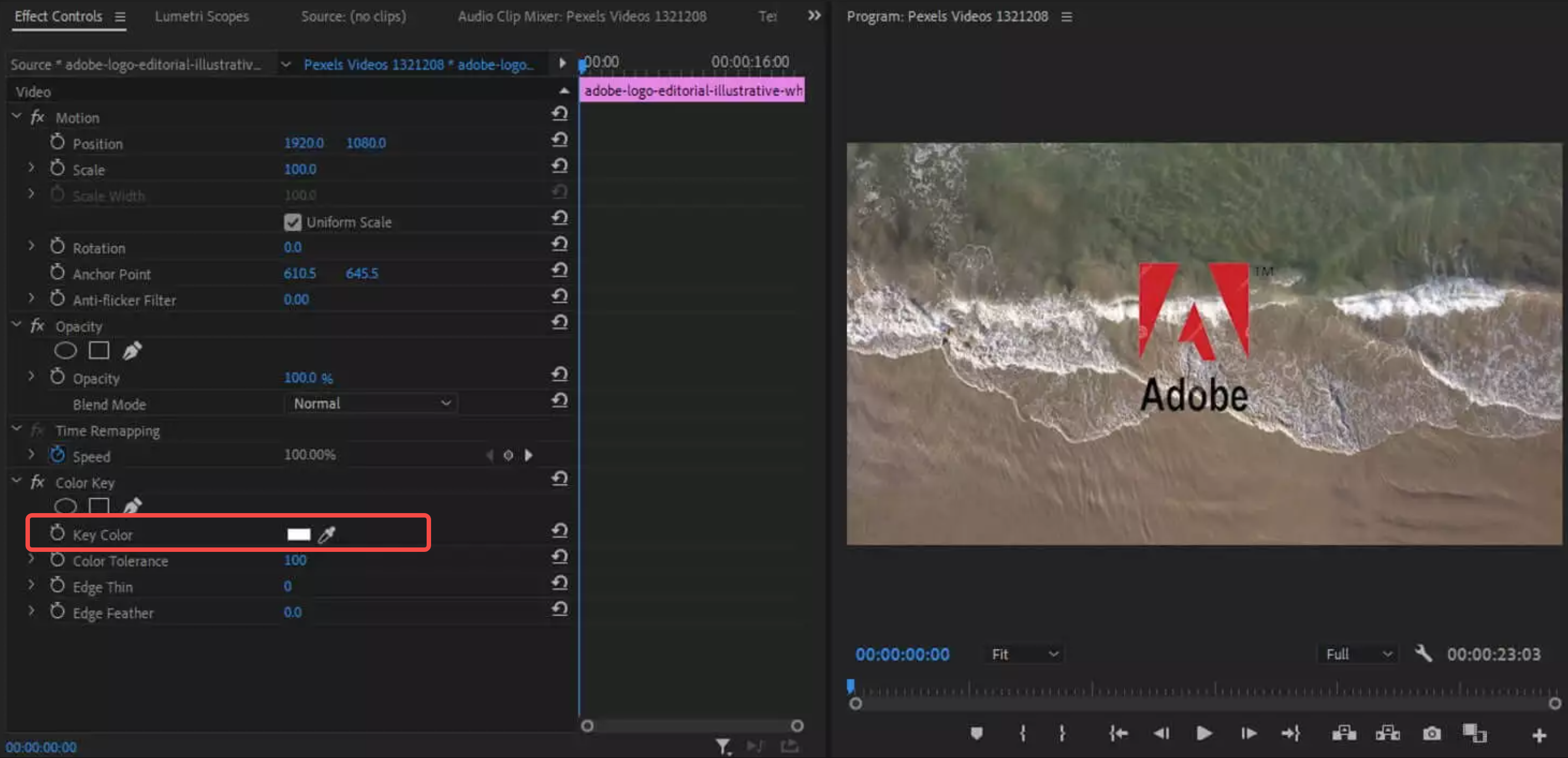 The easiest way to remove white background in Premiere Pro